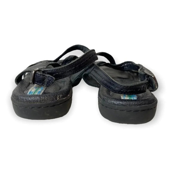 Arnold Churgin Black Strapped Sandals 6.5 - Picture 6 of 9